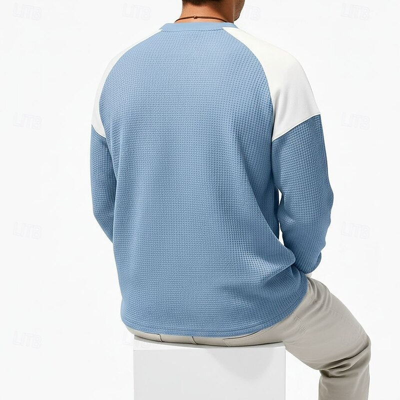 Regina-Ivy | Women's Textured Henley Shirt