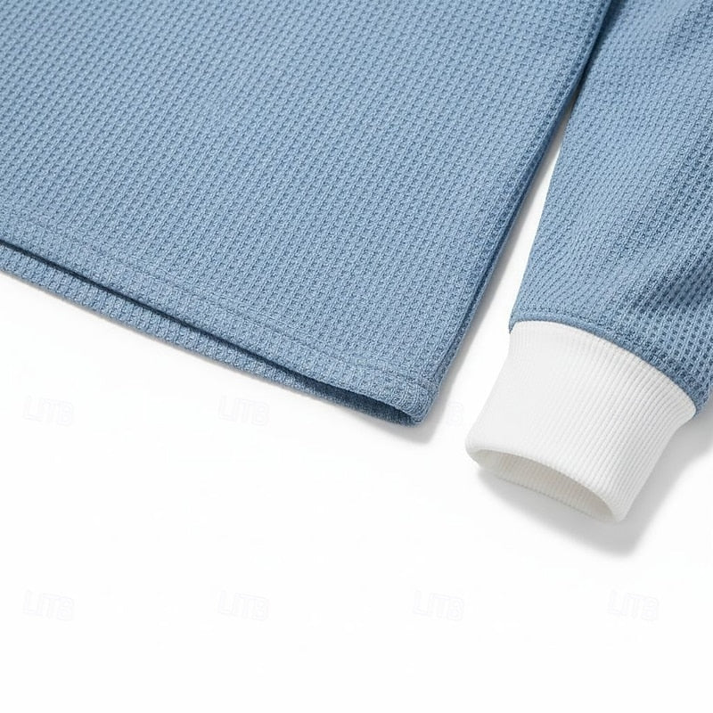 Regina-Ivy | Women's Textured Henley Shirt