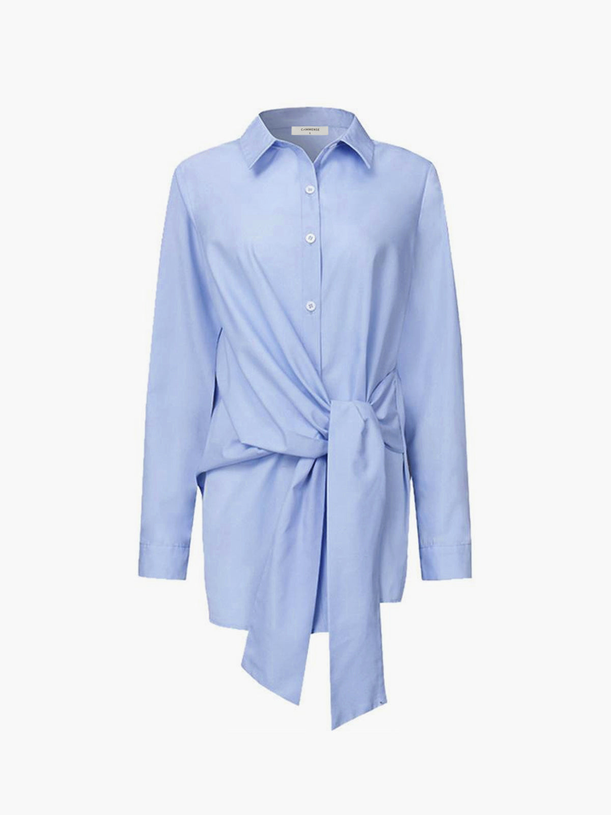 Adele-Agnes | Women's Tie-Front Wrap Blouse
