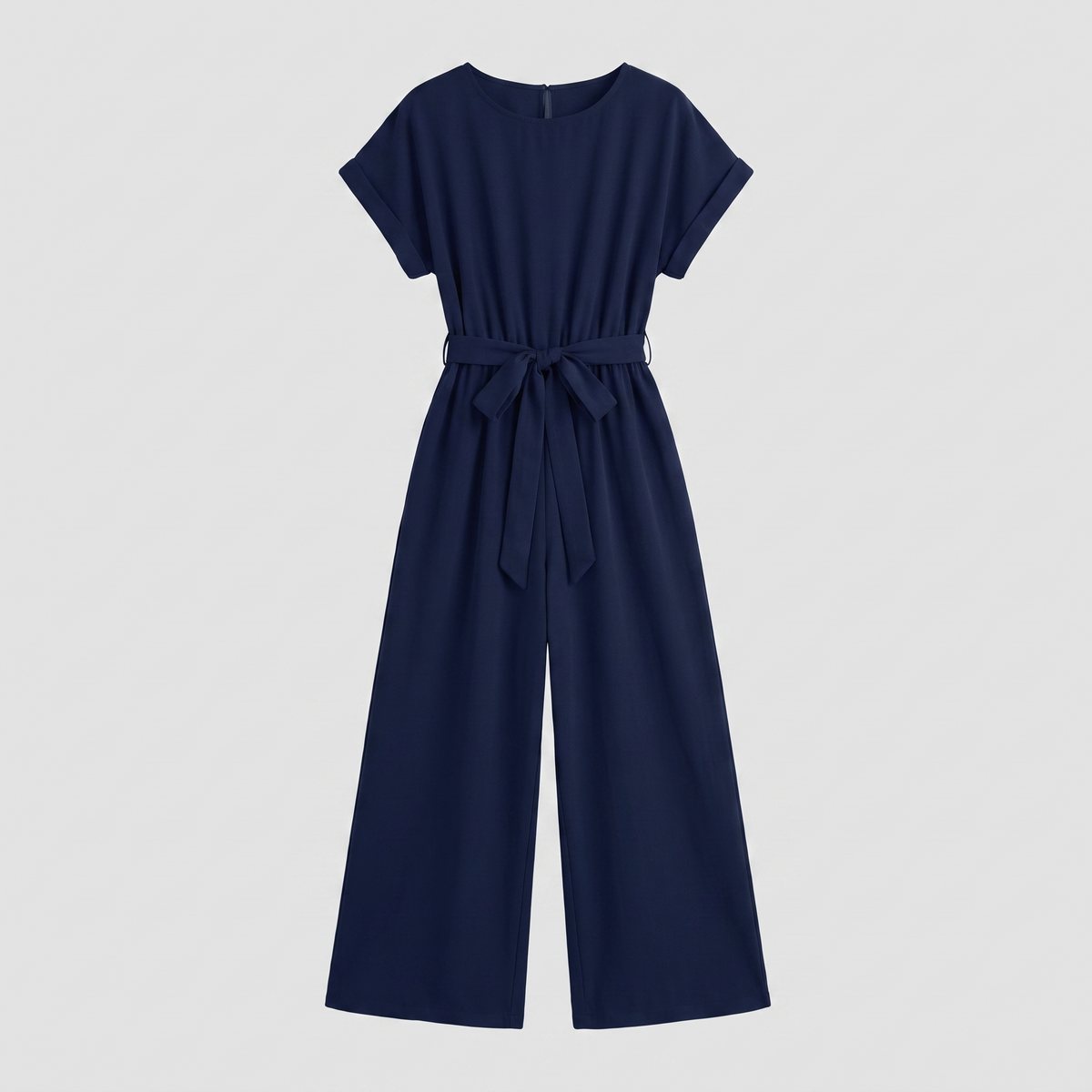 Nella | Women's Tie-Waist Wide-Leg Jumpsuit