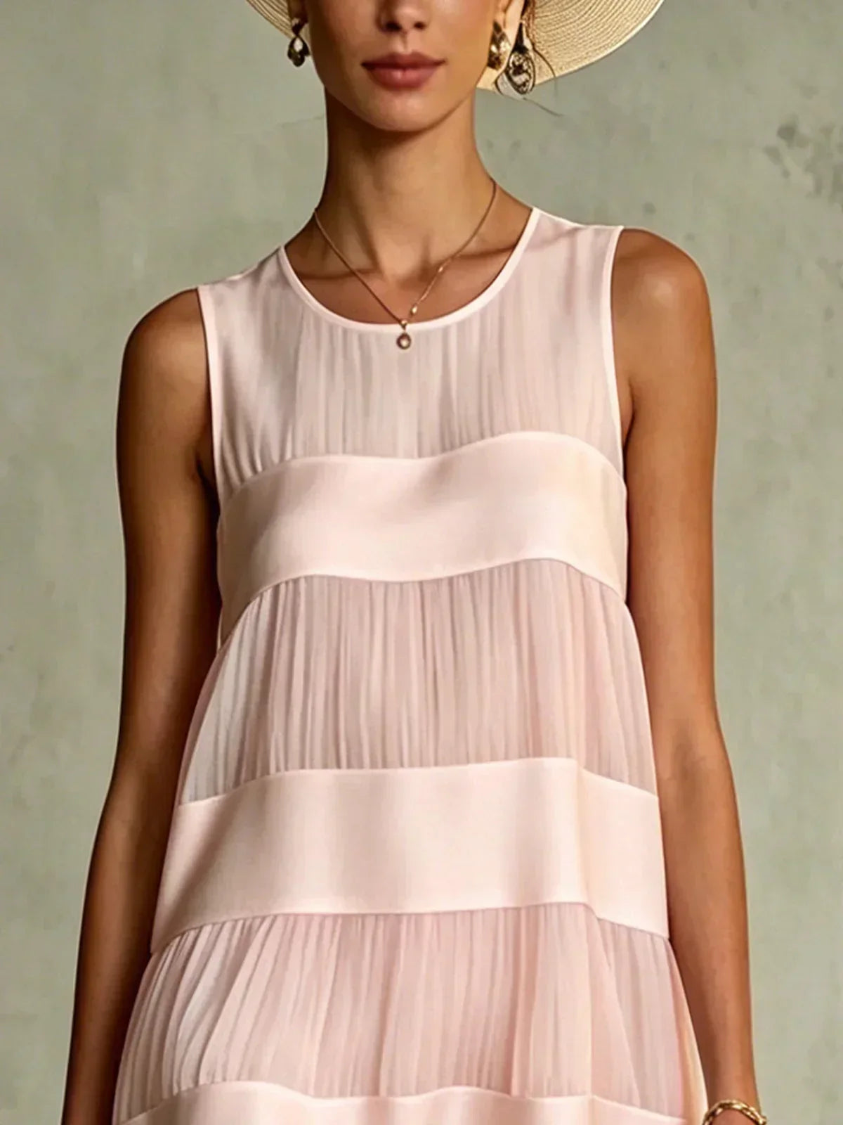 Rhea-Mabel | Women's Tiered Chiffon Ruffle Mini Dress