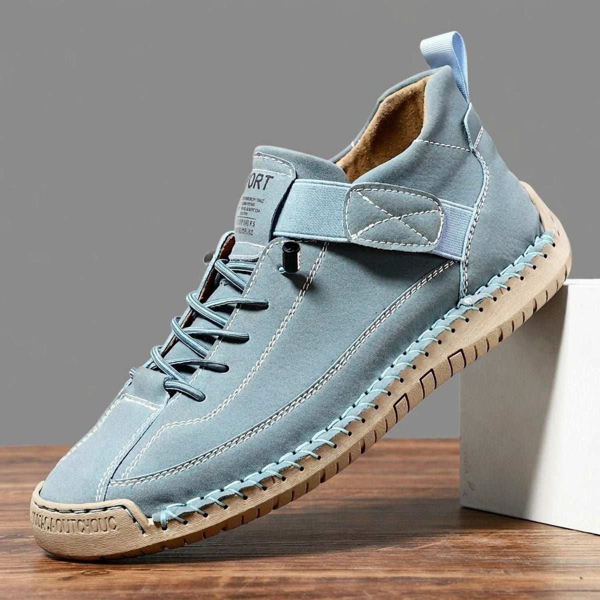 Ingrid-Opal | Women's Toggle-Closure Arch-Support Low-Top Sneakers
