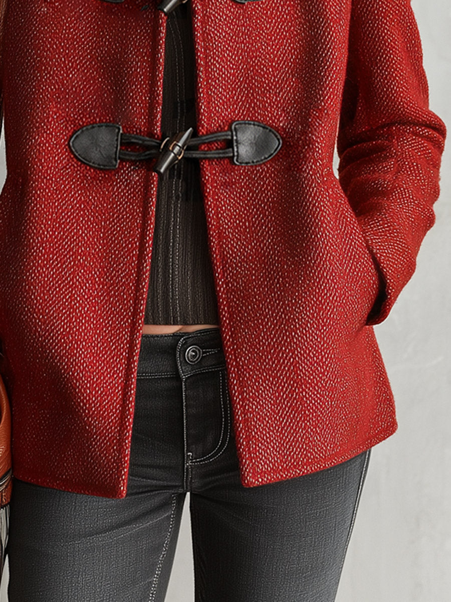 Ivy | Women's Toggle Trench Coat with Cropped Fit