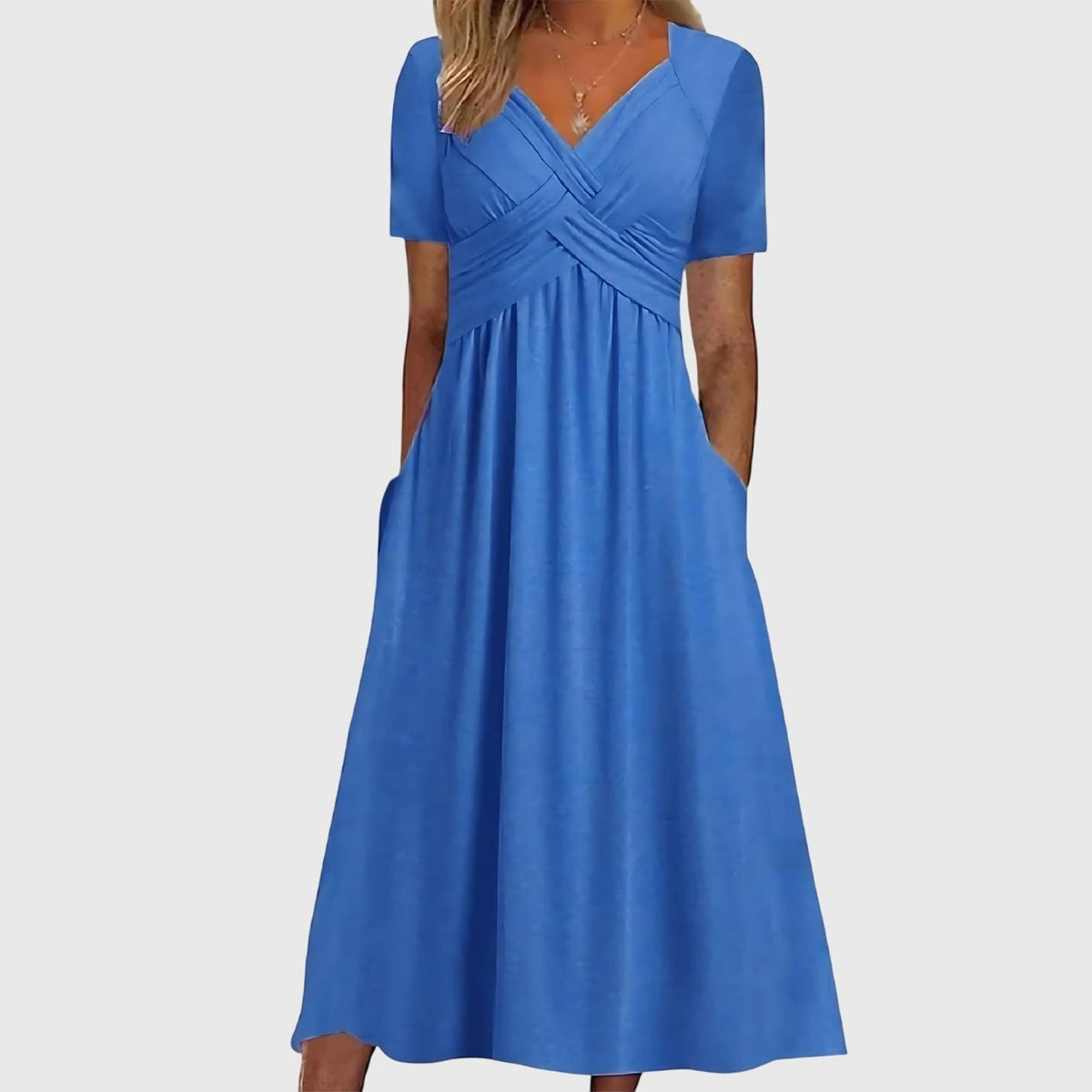 Simone | Women's Tummy-Control A-Line Midi Dress