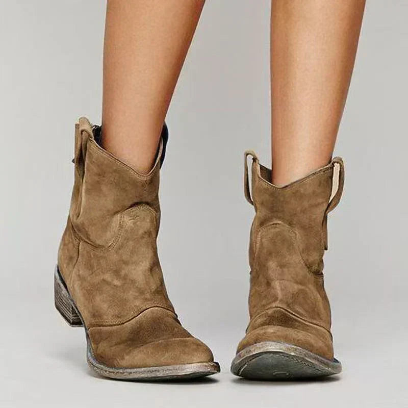 Verna | Women's Vintage Western Ankle Boots