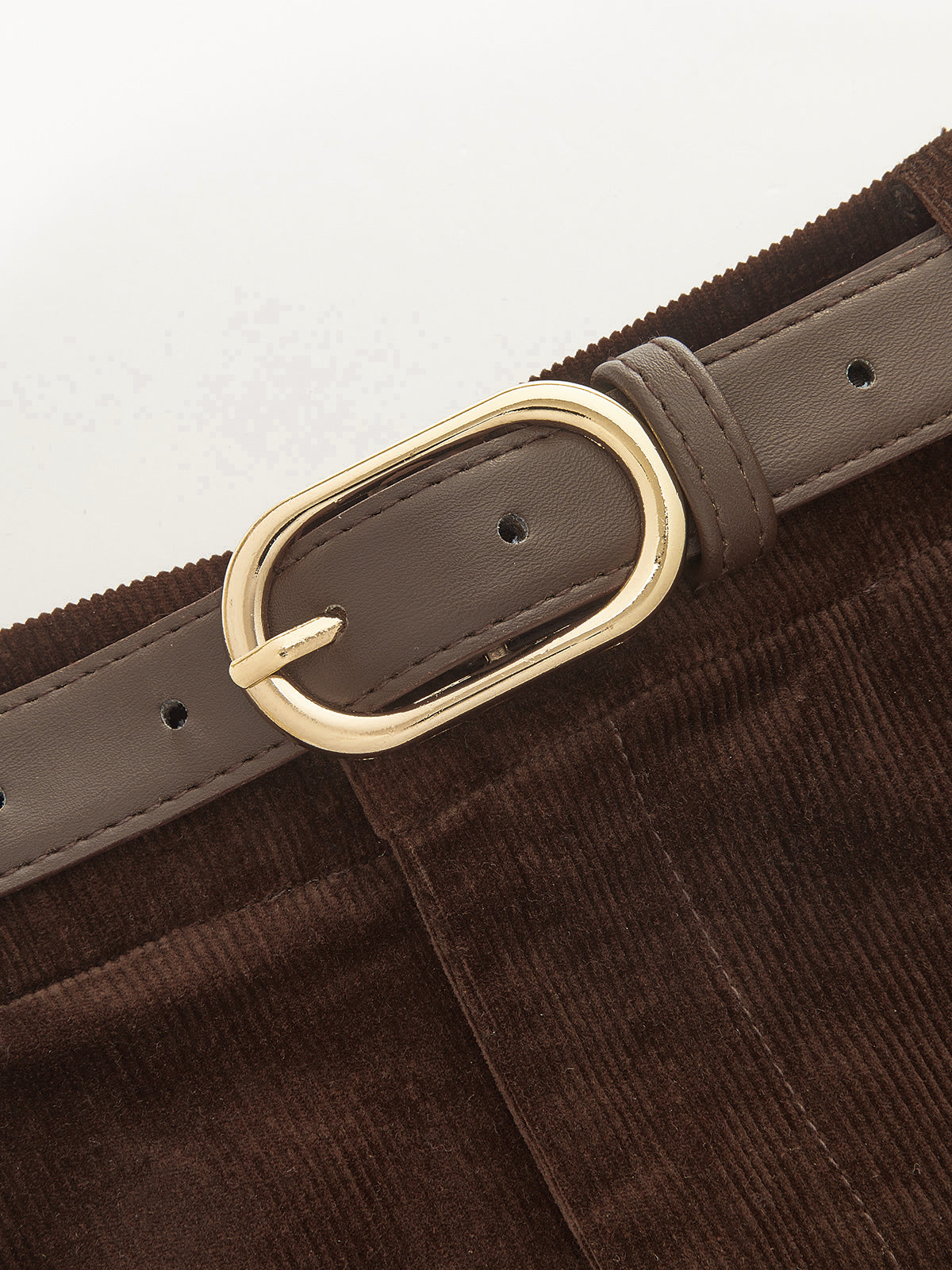 Nora | Women's Wide Leg Corduroy Belted Pants