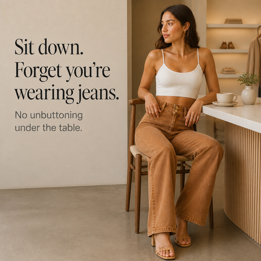 Cornelia | Women's Wide-Leg High-Waisted Jeans