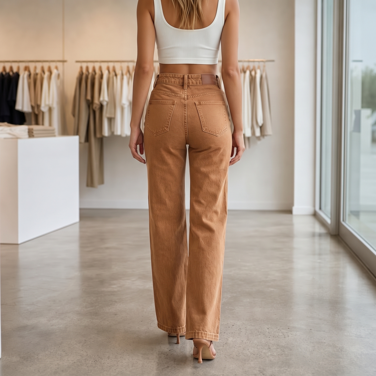 Cornelia | Women's Wide-Leg High-Waisted Jeans