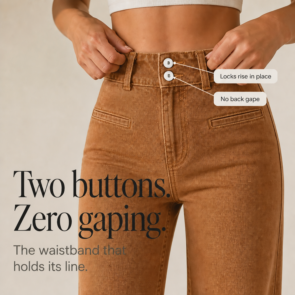 Cornelia | Women's Wide-Leg High-Waisted Jeans