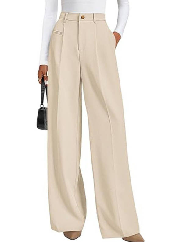 Camilla-Priscilla | Women's Wide-Leg Tailored Trousers