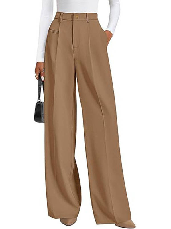 Camilla-Priscilla | Women's Wide-Leg Tailored Trousers