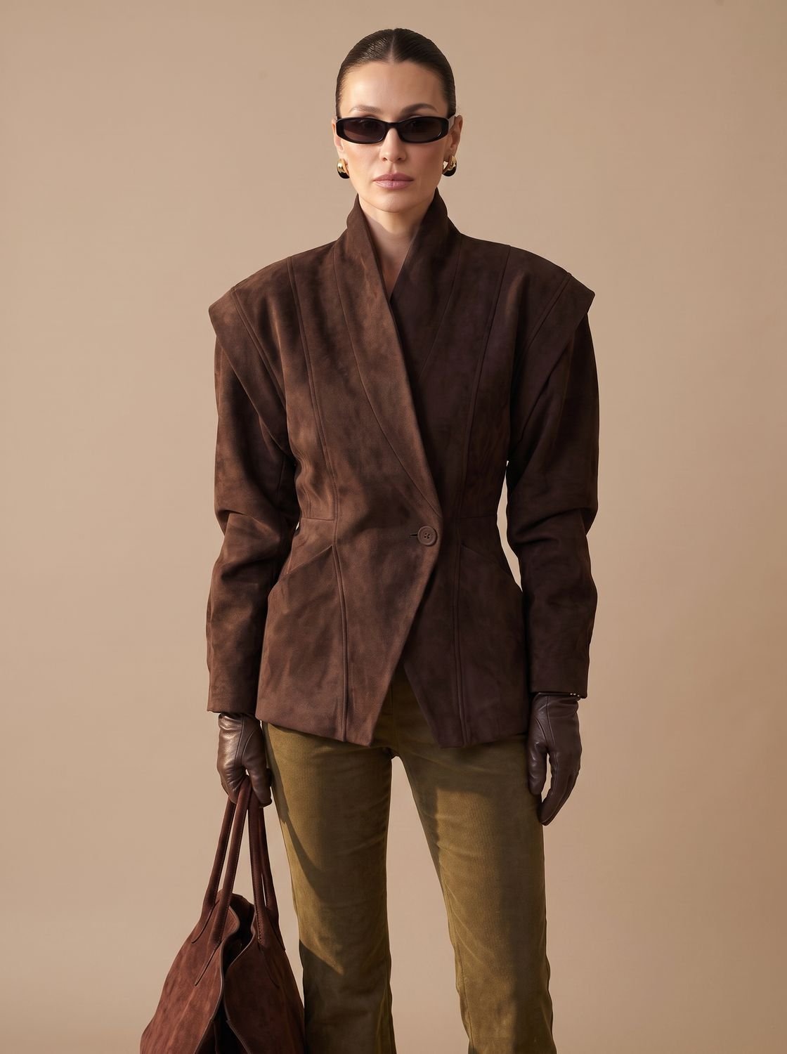 Daphne-Eugenia | Women's Wrap Blazer Coat
