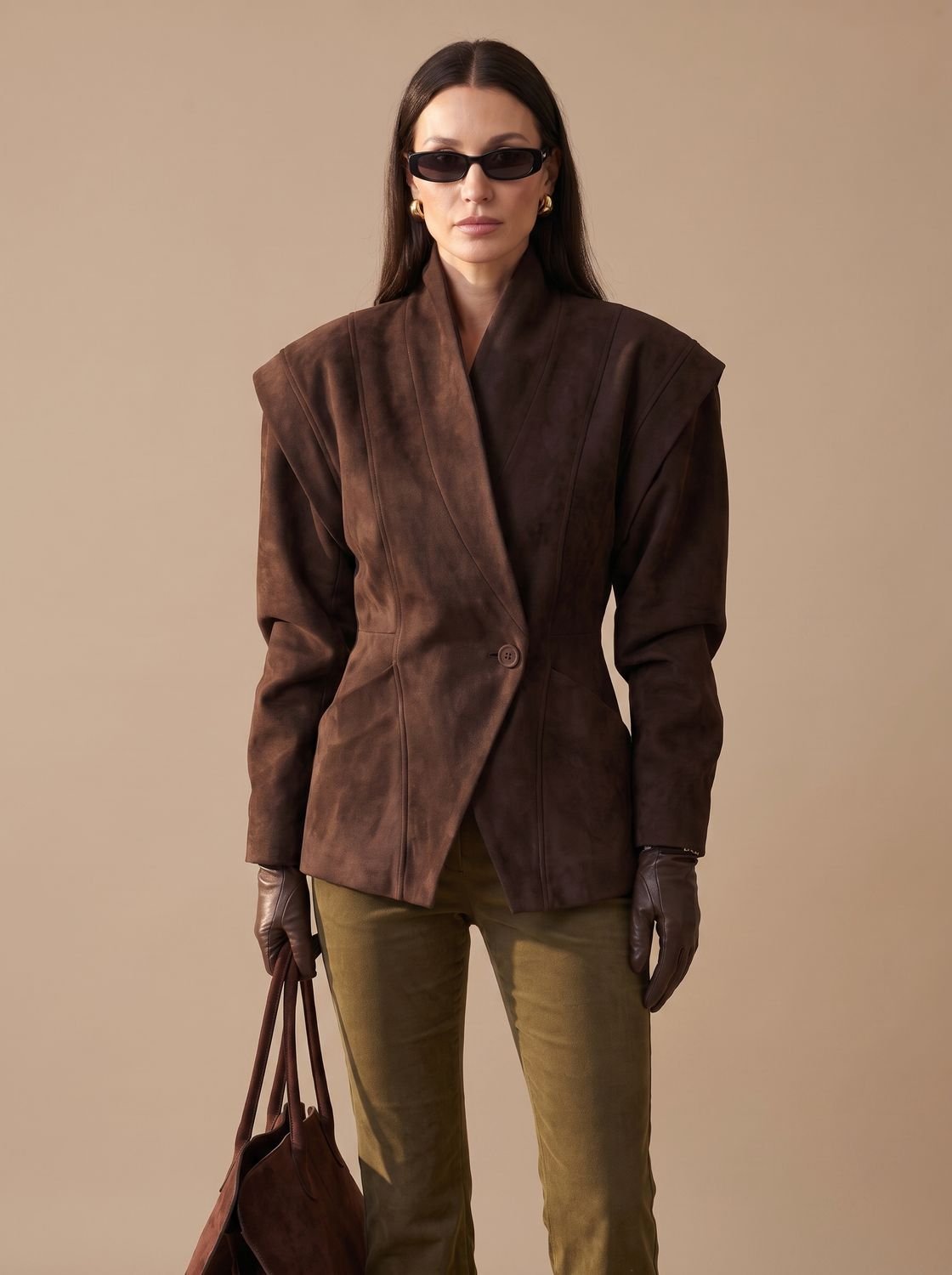 Daphne-Eugenia | Women's Wrap Blazer Coat