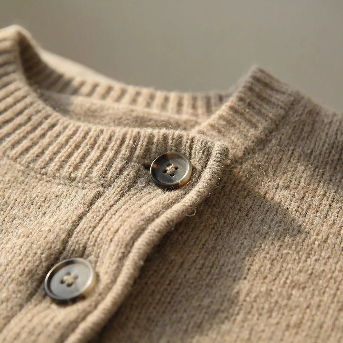 Erna | Women's Wrap Cardigan with Asymmetric Button Detail