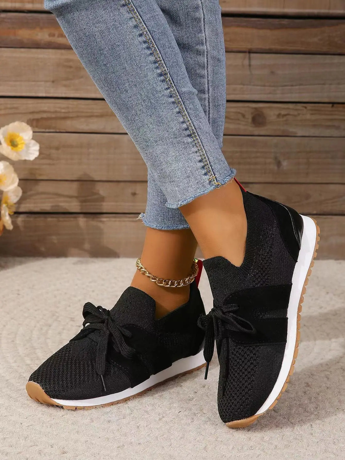 Ophelia | Women's Bow Slip-On Sneakers