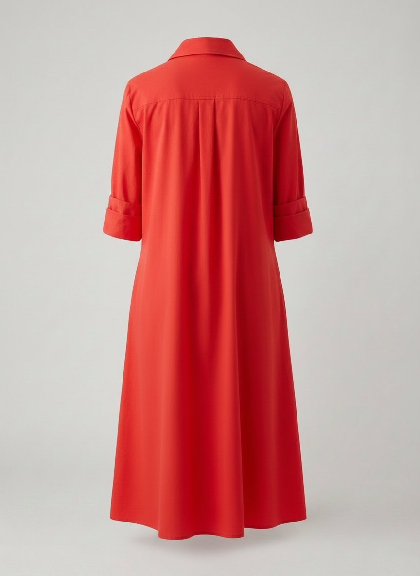 Paige | Button Front Shirt Dress with Pockets