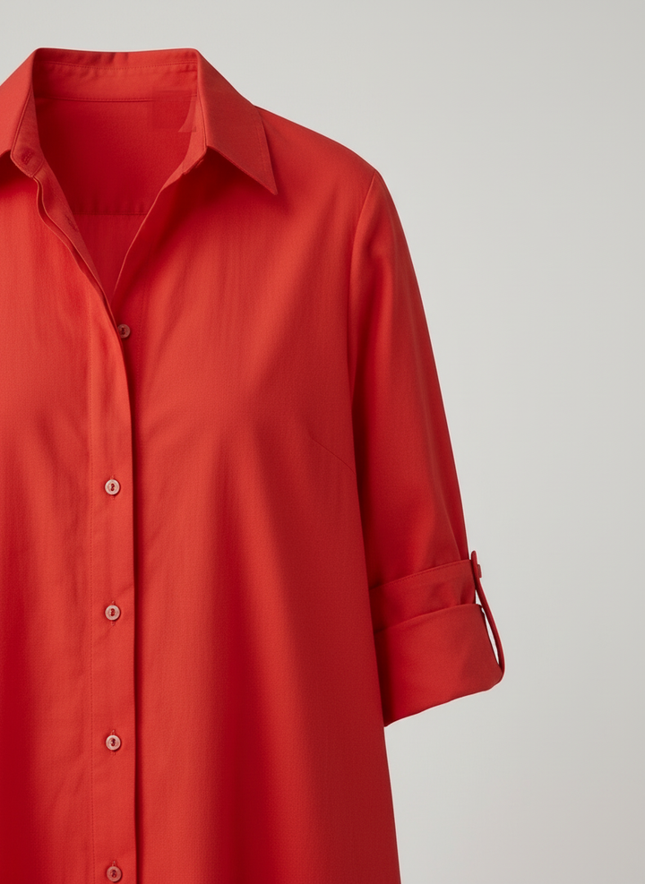 Paige | Button Front Shirt Dress with Pockets