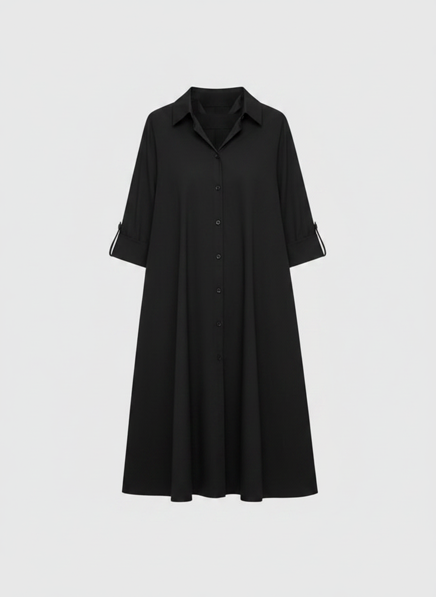 Paige | Button Front Shirt Dress with Pockets