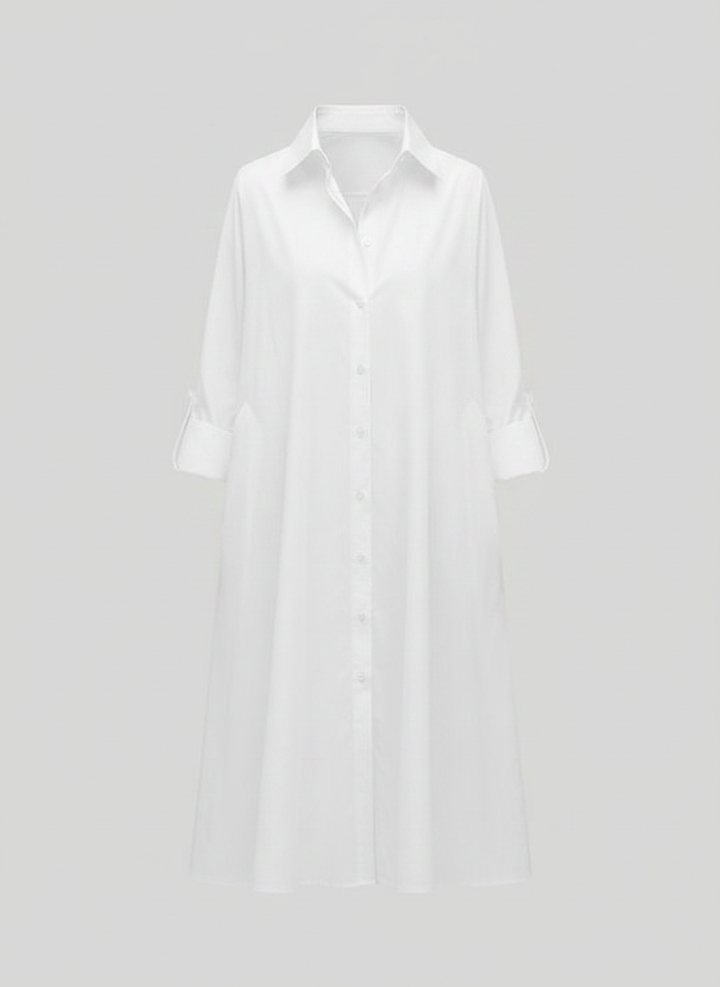 Paige | Button Front Shirt Dress with Pockets