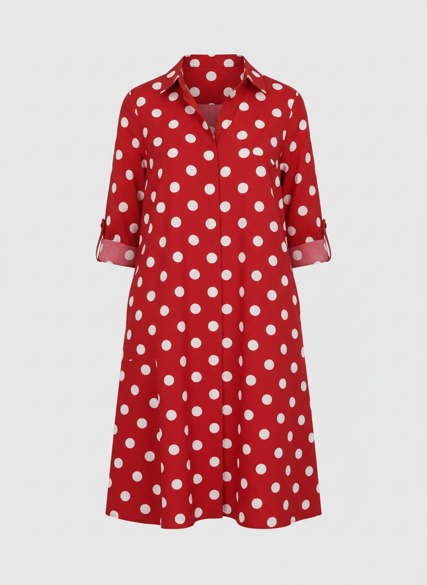 Paige | Button Front Shirt Dress with Pockets