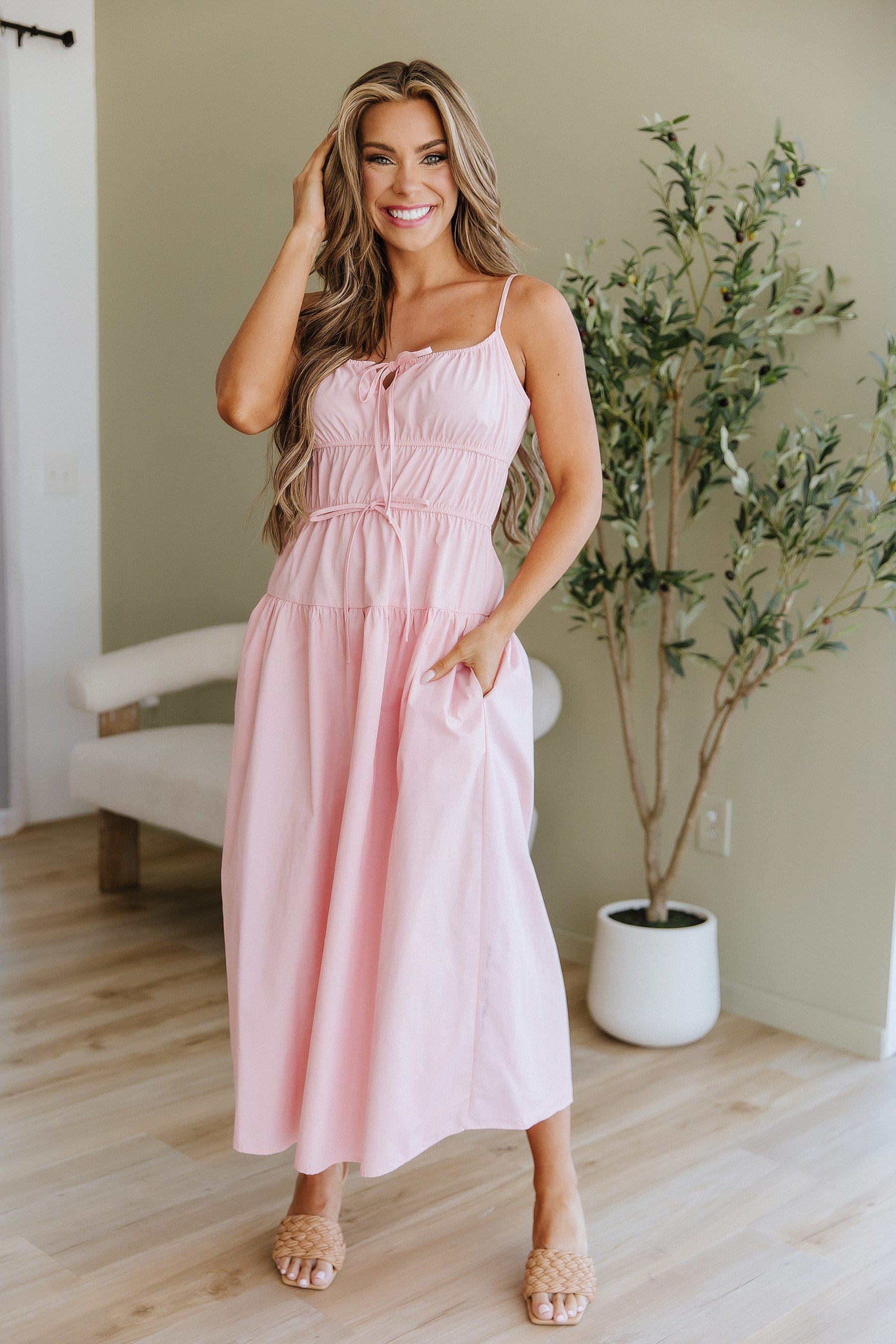 Odessa | Women's Tiered Midi Dress