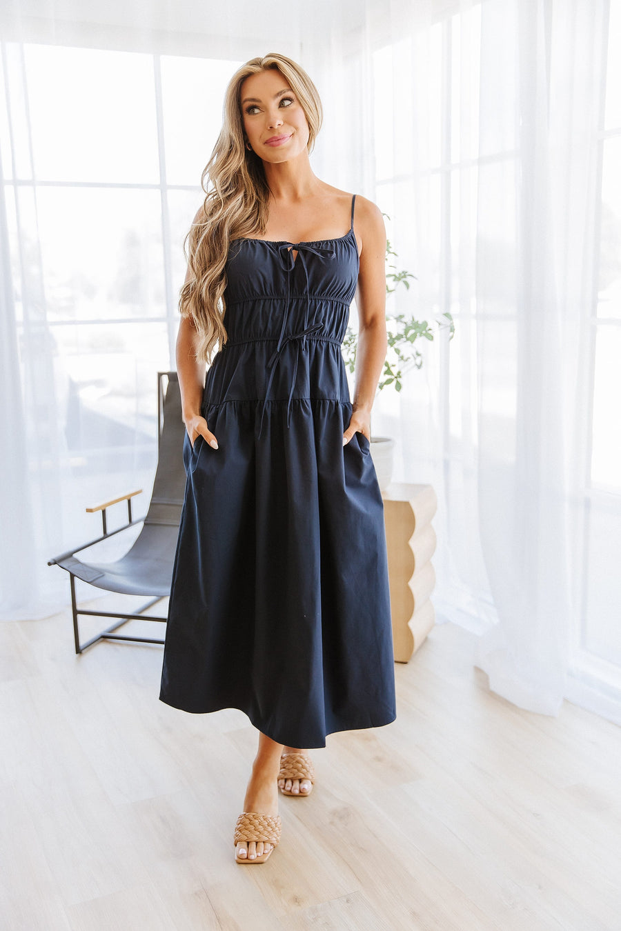 Odessa | Women's Tiered Midi Dress