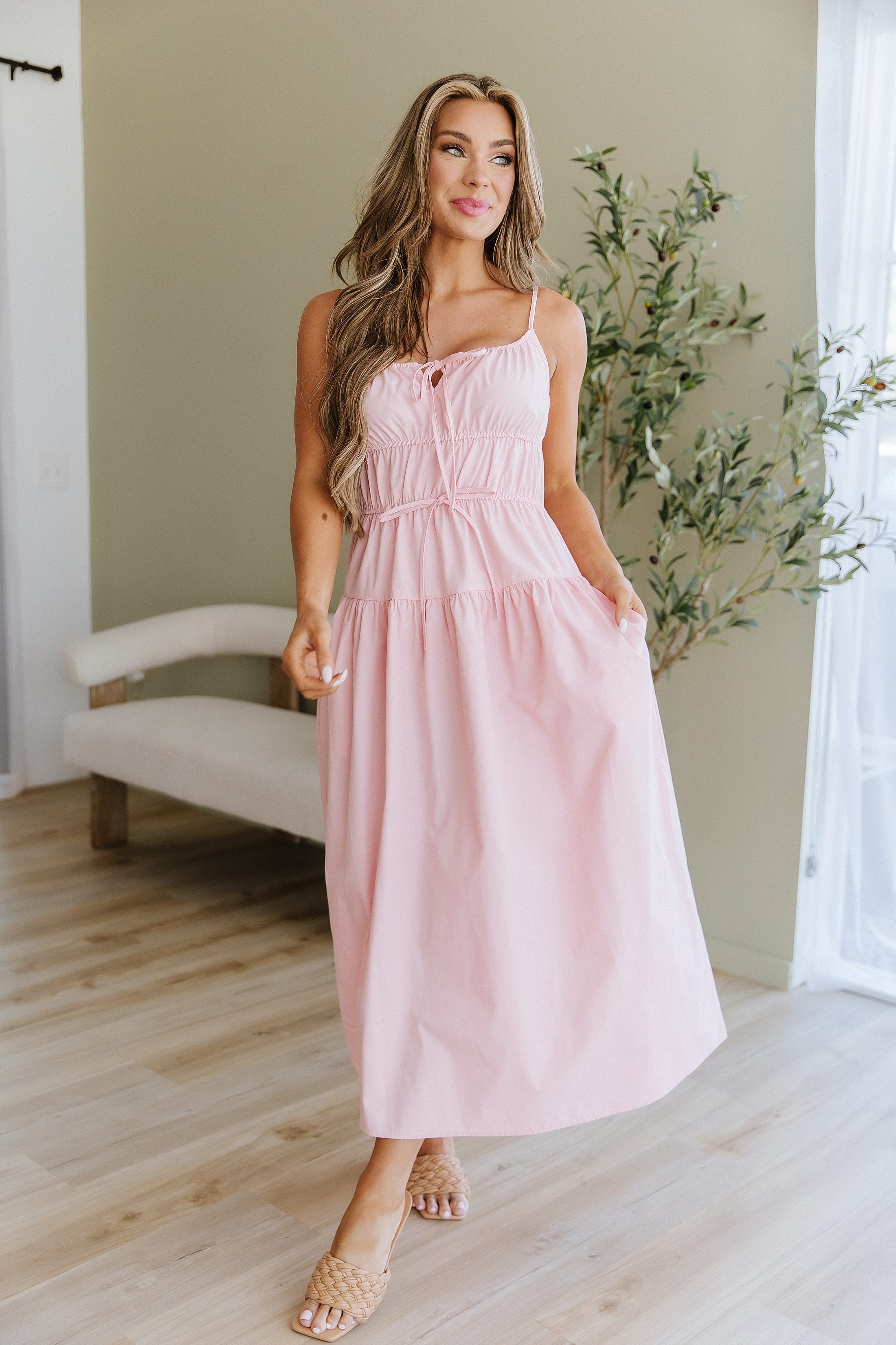 Odessa | Women's Tiered Midi Dress