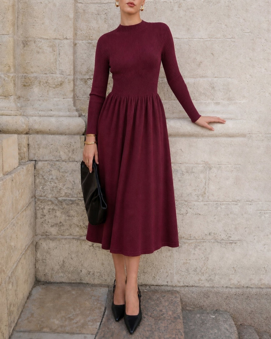 Odette | Women's Turtleneck Sweater Dress